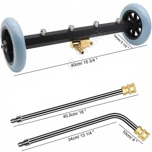High Pressure Washer Water Broom for Pressure Power Washer Sidewalk Under Car