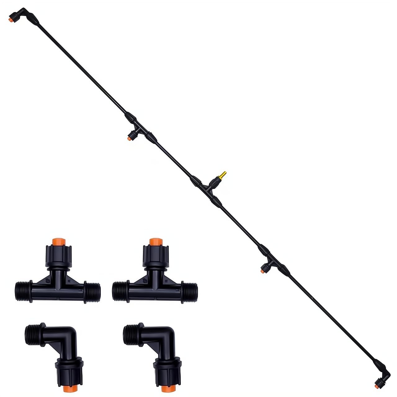 4-Nozzle Poly Boom Wand with 3/8″ Brass Fitting 80 cubic inches, 01