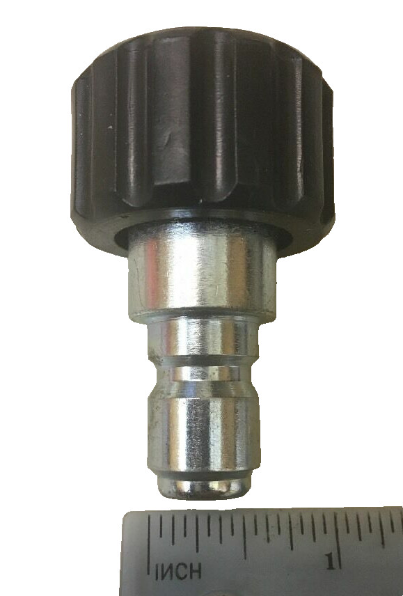 MTM Hydro 3/8″ Quick-Connect Plug With M22 x 14mm Female End – Karcher Style