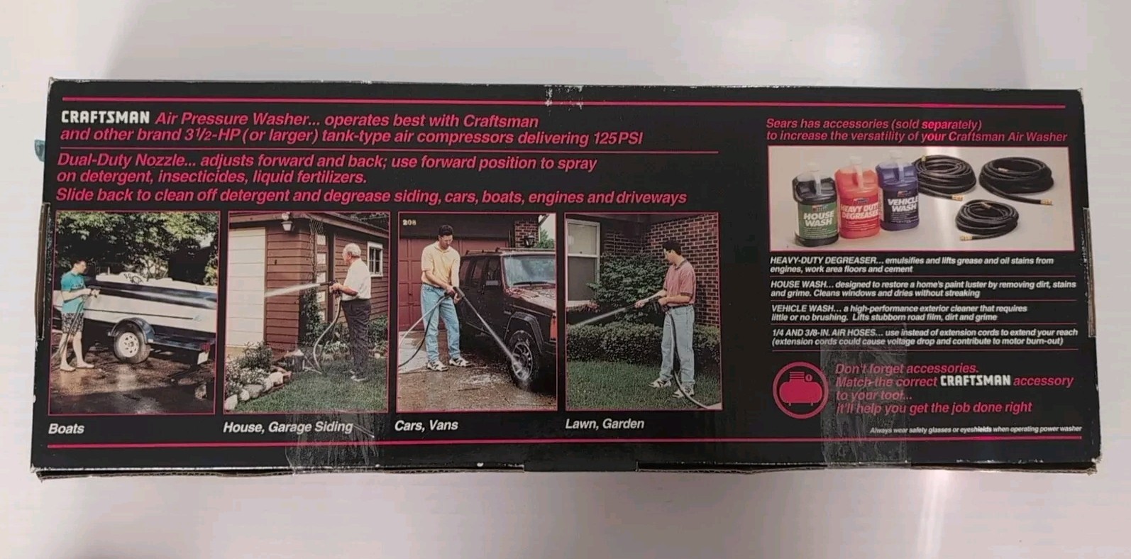Craftsman – Air Pressure Washer – Model No. 916225 – W Box & Access