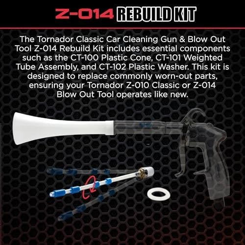 Tornador Nozzle Repair Kit–Compatible with Z-010 Classic & Z-014 Blow Out Tool–I