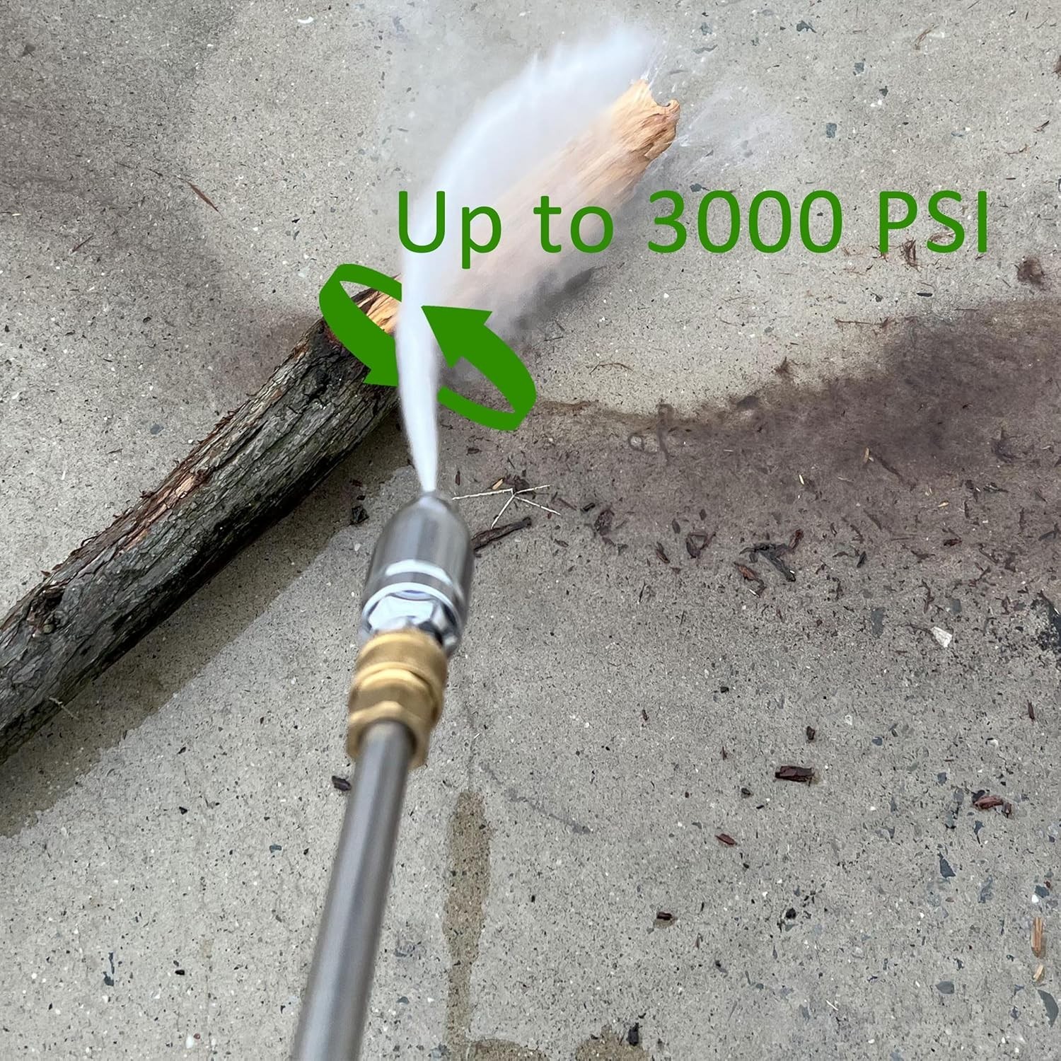 High-Performance Turbo Nozzle for Pressure Washer with 7 Tips & Holder 3600 PSI