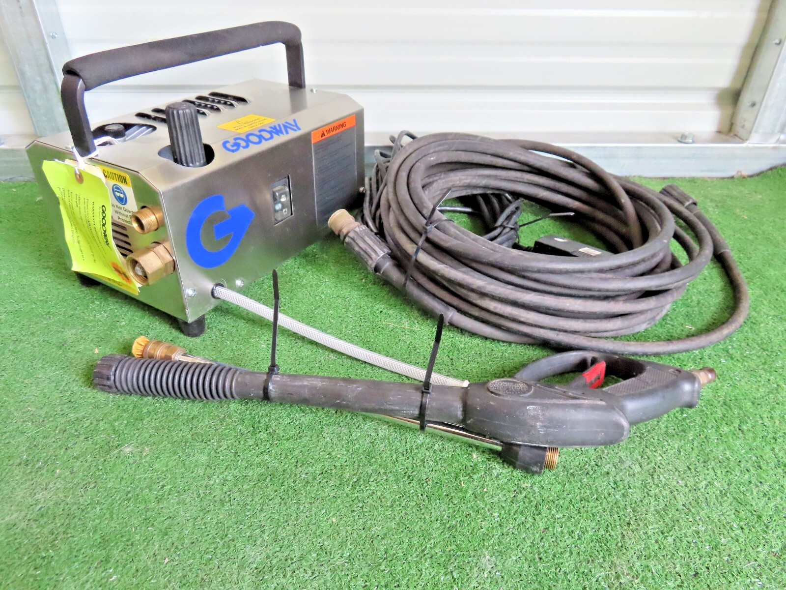 Goodway GPW-1200-60 Portable Electric Hi-Pressure Washer with 50′ Hose 1200 PSI