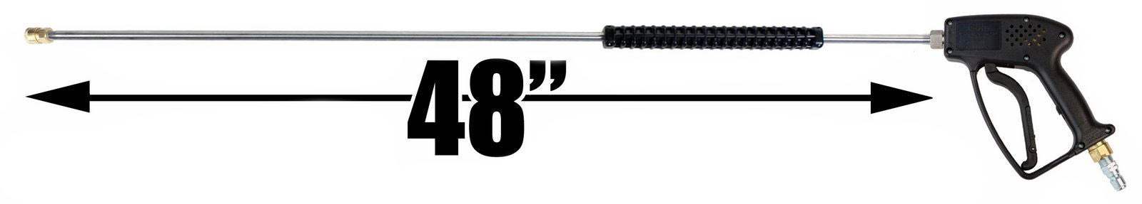 Giant 21250B 5000 PSI Pressure Washer Gun with 48in. Stainless Steel Deluxe Wand
