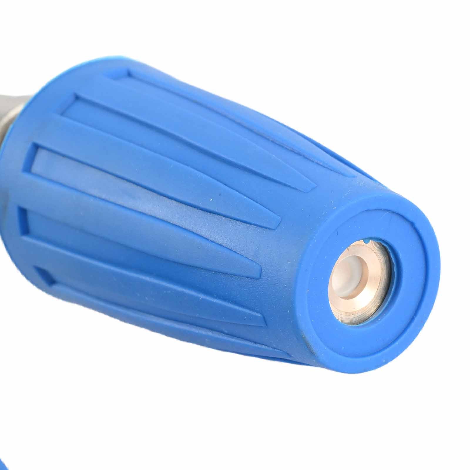 High Pressure Washer Nozzle 360° Rotating Triple Turbo 1/4″ 4000 PSI Auto Garden