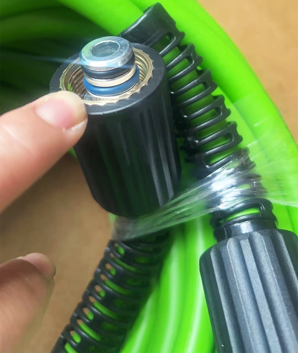 Super Flexible High Pressure Washer Hose 3600 PSI Power Extension M22-14&15mm QC