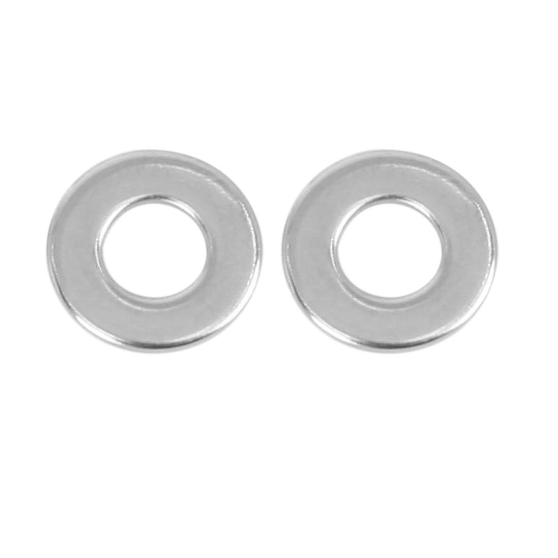 110 PCS M6x14x1.2mm Stainless Steel Flat Washer Car Fastener Sealing Gaskets