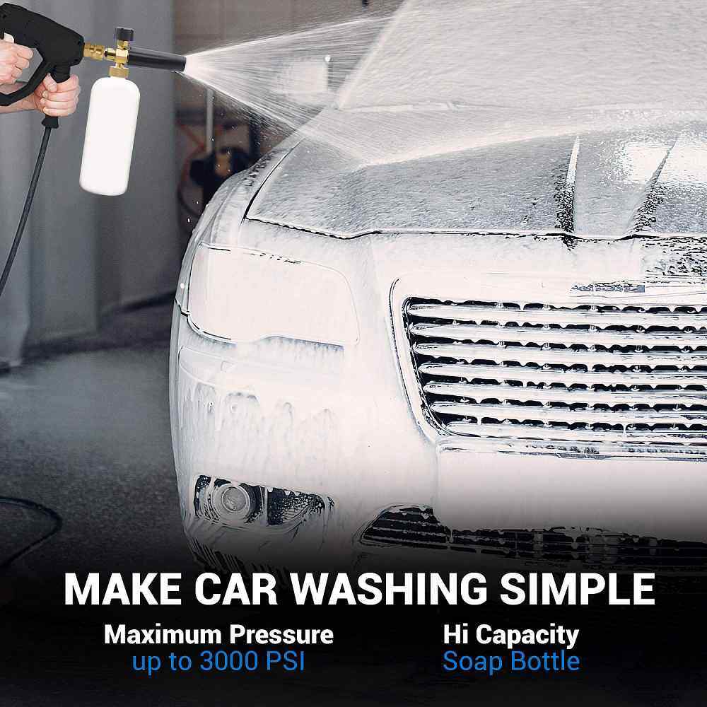 Snow Foam Cannon Washer Gun Car Wash Auto Detailing Car Wheel Cleaning Tool Set