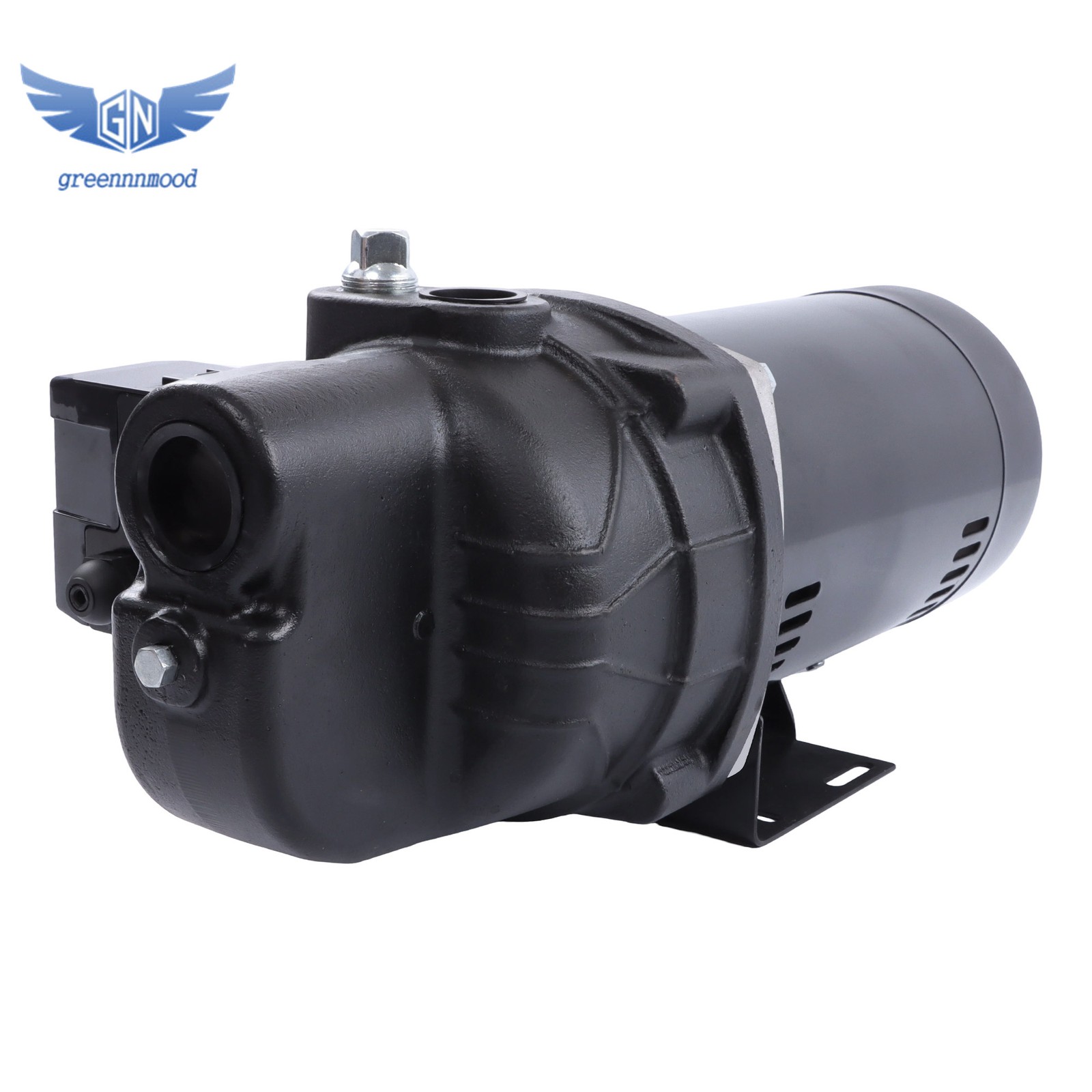 Heavy Duty SWS75-3/4 HP Cast Iron Shallow Jet Well Pump – Up to 510GPH 115/230V