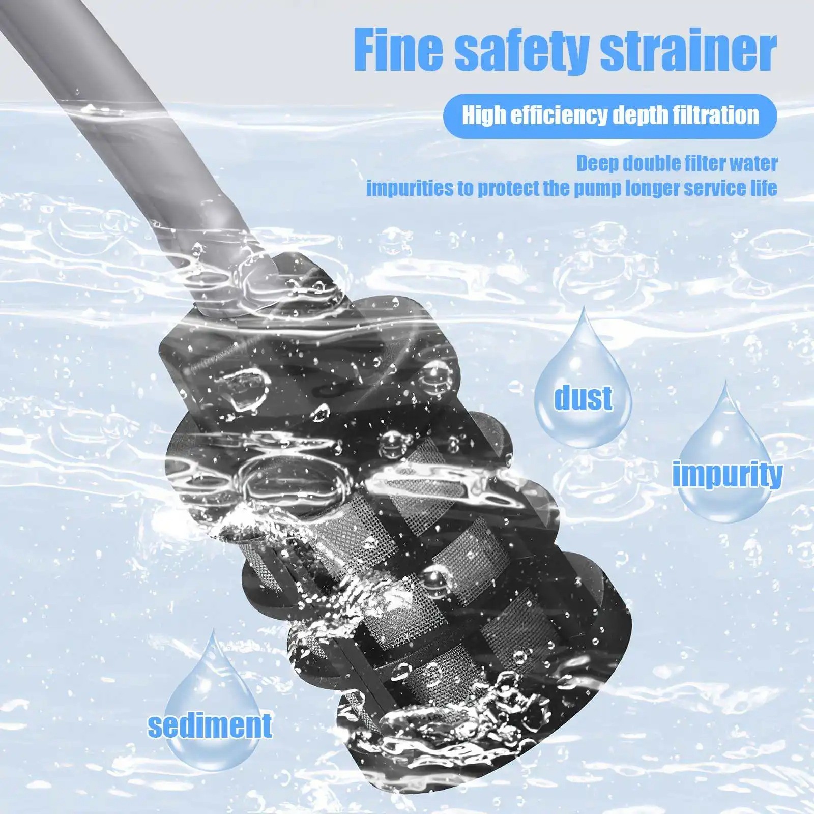 48V Water Gun Spray Cleaner Car Washer 6 In 1 Nozzle, Handheld High Pressure Wa