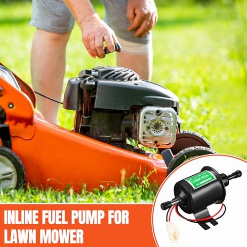 2 Pcs Electric Fuel Pump Kit 12v Universal Low Pressure 4-7 Psi Gas Black,Gold