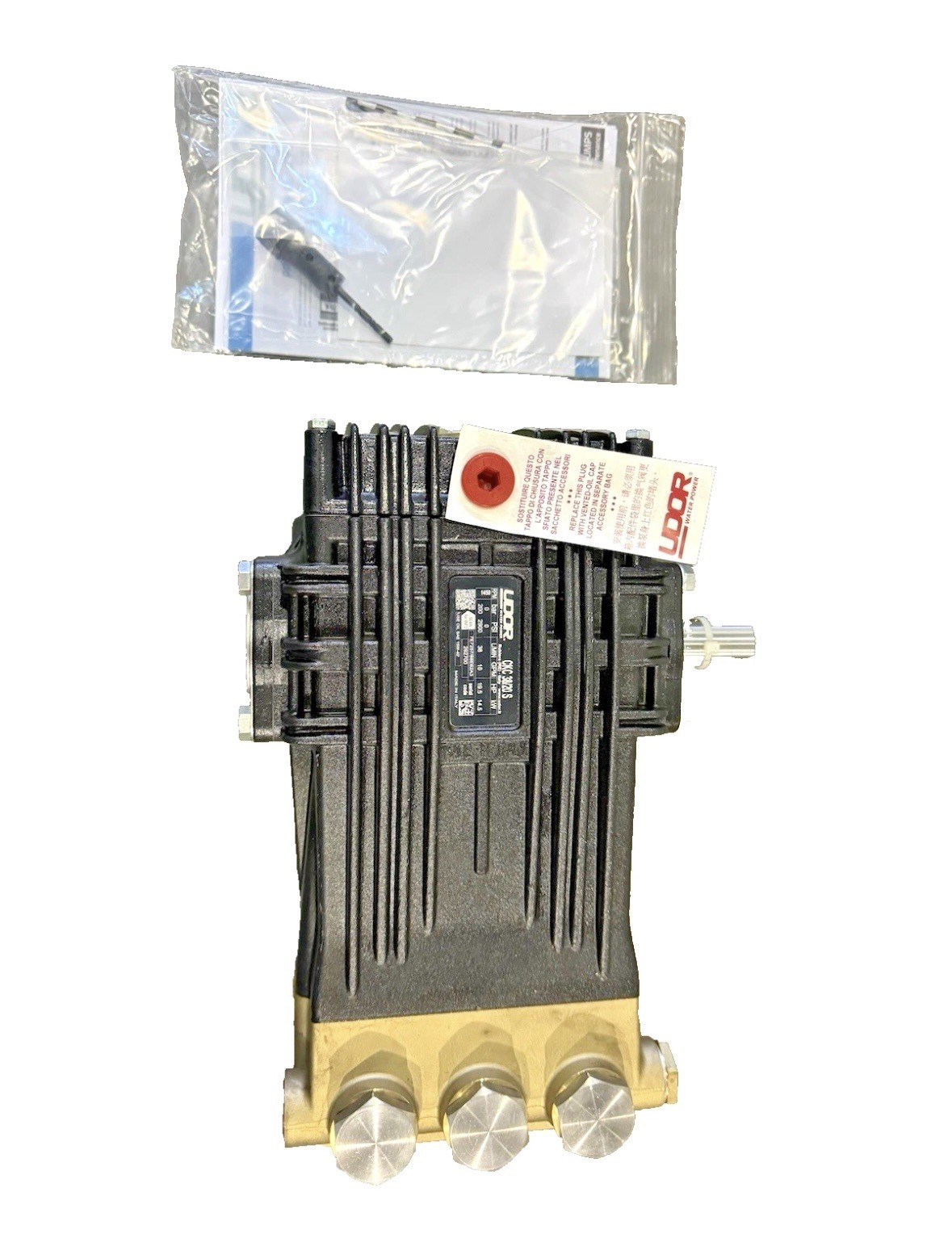 Udor CKC 38/20 S Pressure Washing Pump / 10GPM 3000PSI