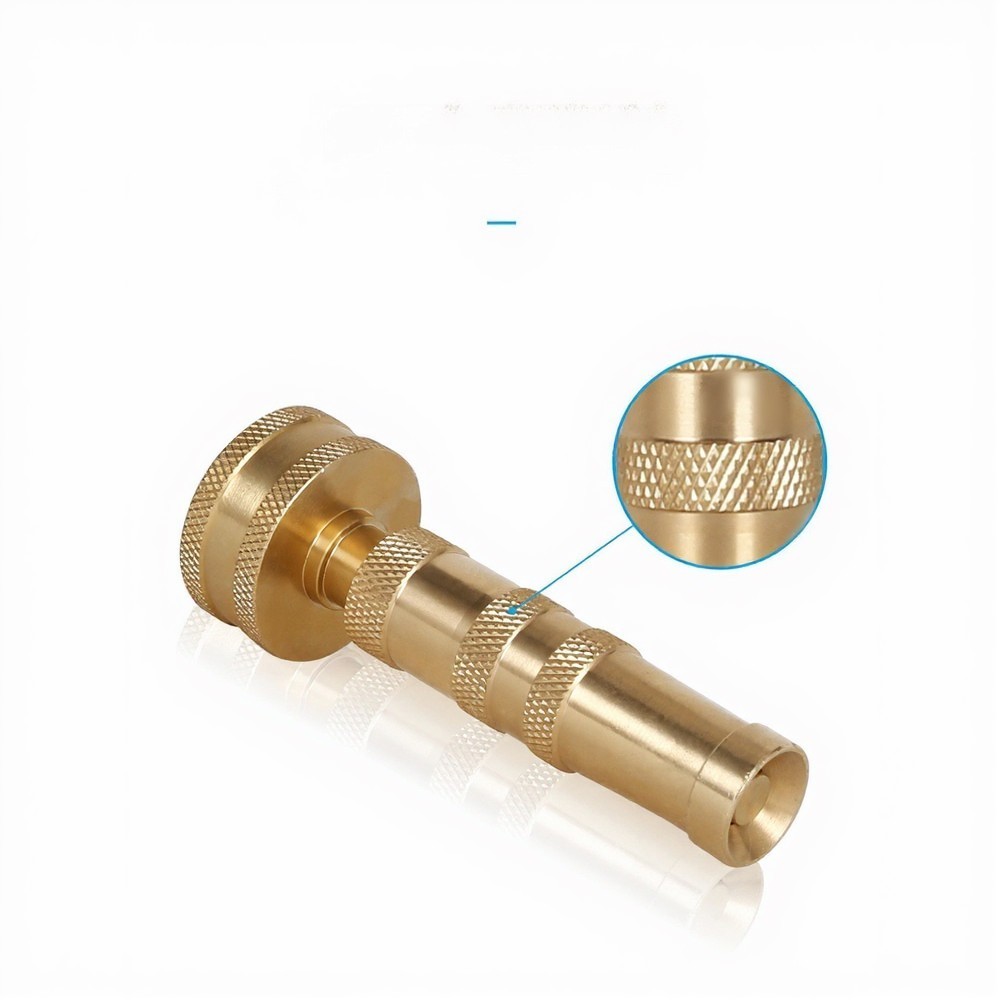 Outdoor Brass Hose Nozzle for Lawn Garden Car Wash and Pressure Cleaning