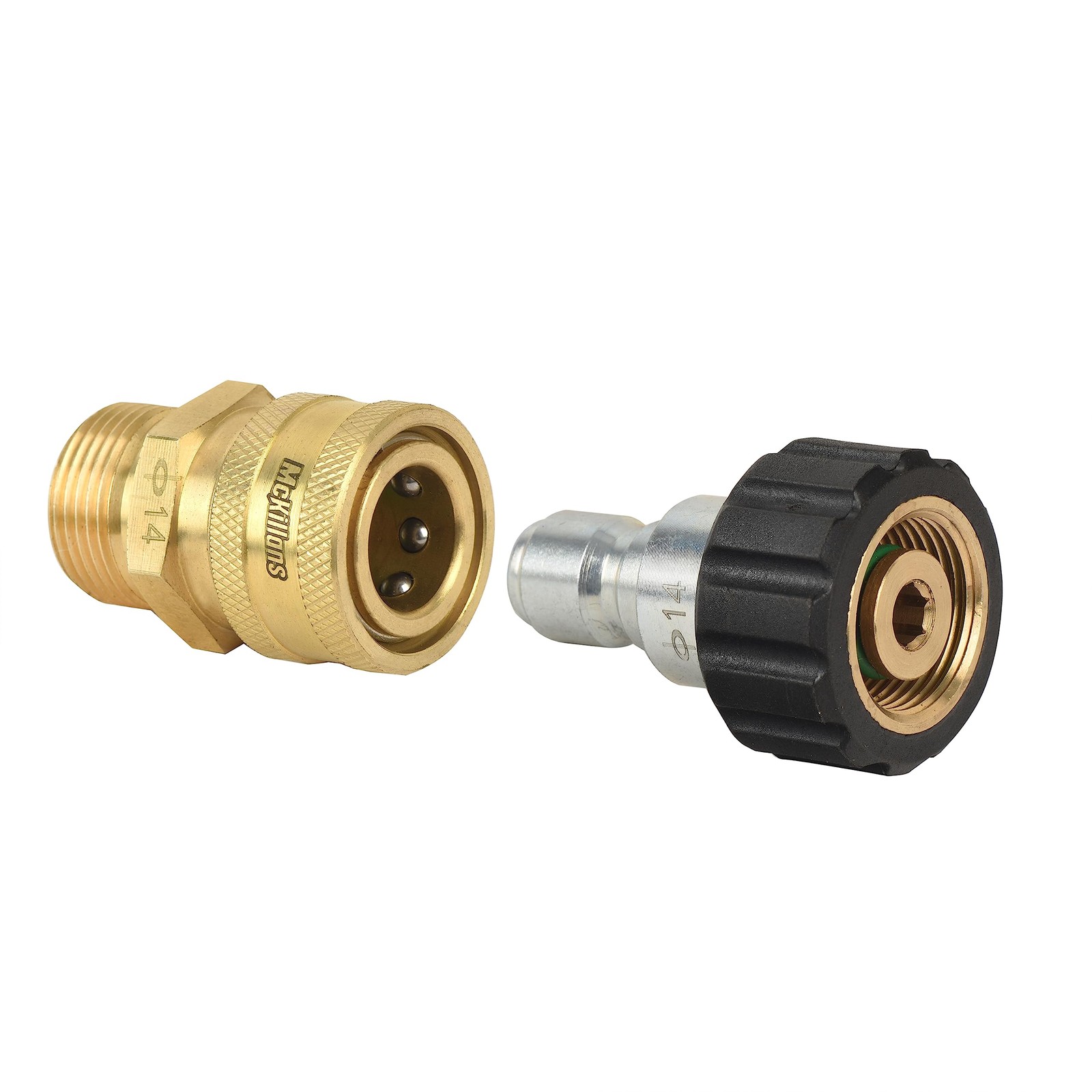 ® Pressure Washer Quick Connect Kit, M22-14mm to 3/8″ Female Quick Disconnect…