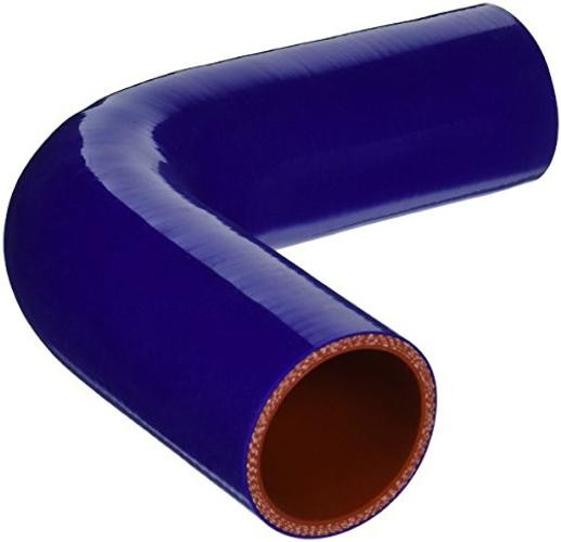 HPS HTSEC90-200-BLUE Silicone High Temperature 4-ply Reinforced 90 degree
