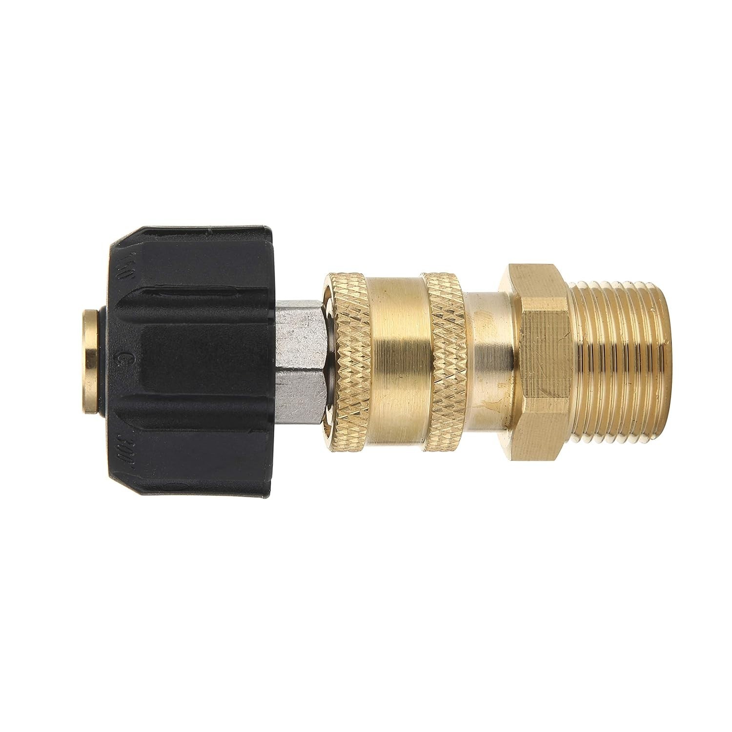 Easy Install M22 14mm to 1/4 Inch Pressure Washer Adapter Set – 5000 PSI Rated