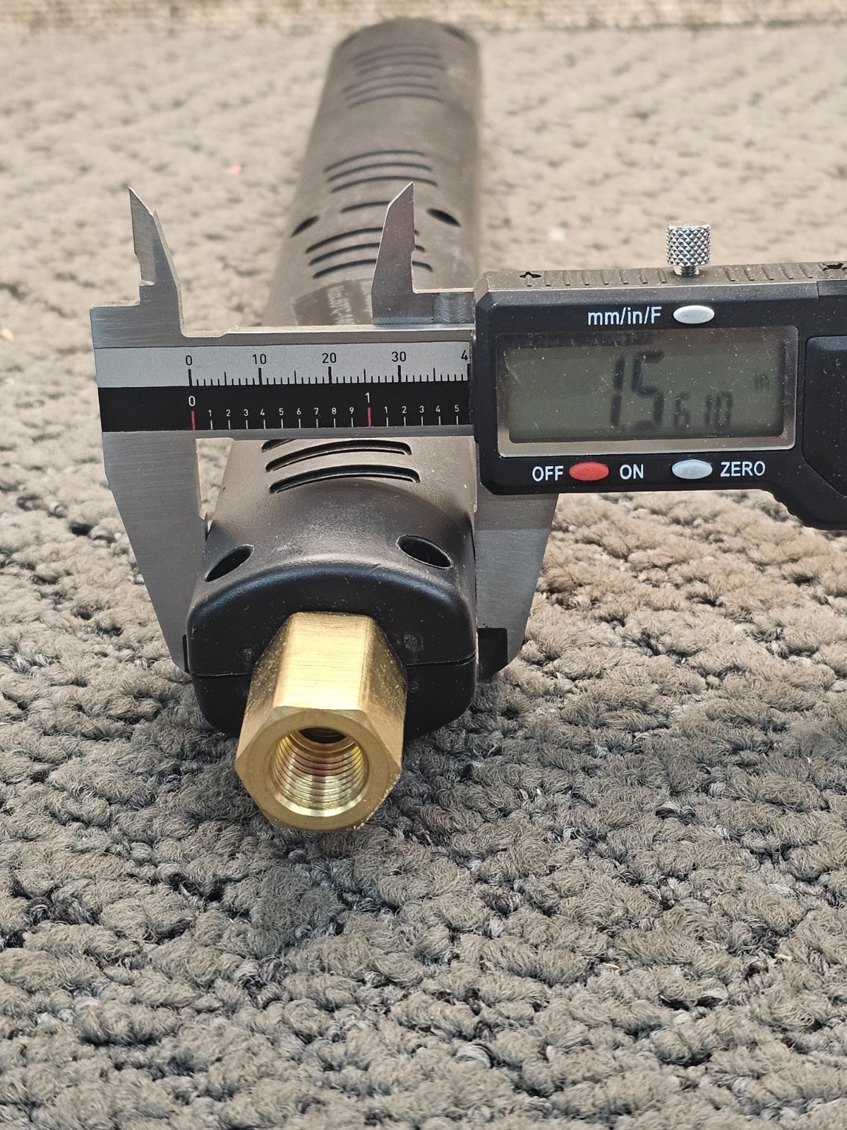 Pressure Washer Jet Pipe 4000PSI 60ºC-140ºF Max 13-1/2″ Length 3/4″ Wide
