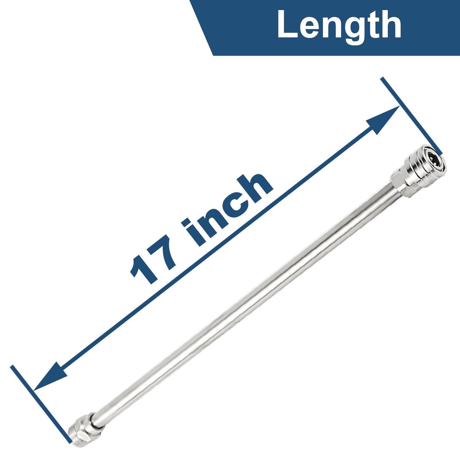 Raincovo Pressure Washer Extension Wand, Stainless Steel Lance 1/4 Inch Quick…