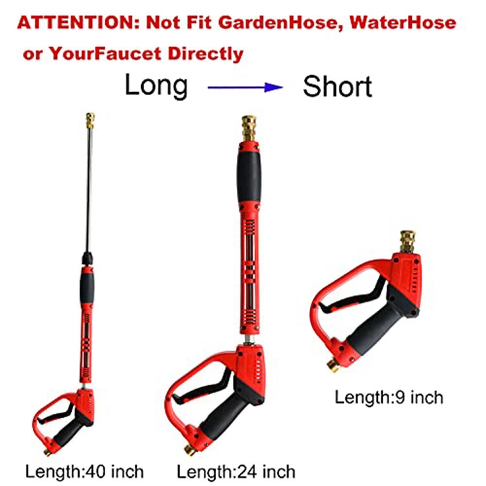 Wide Compatibility with Most Pressure Washers for Various Cleaning Tasks