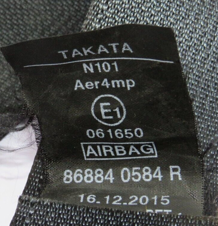 ⭐RENAULT KADJAR 868840584R 868840584R Front Left Seat Belt⭐