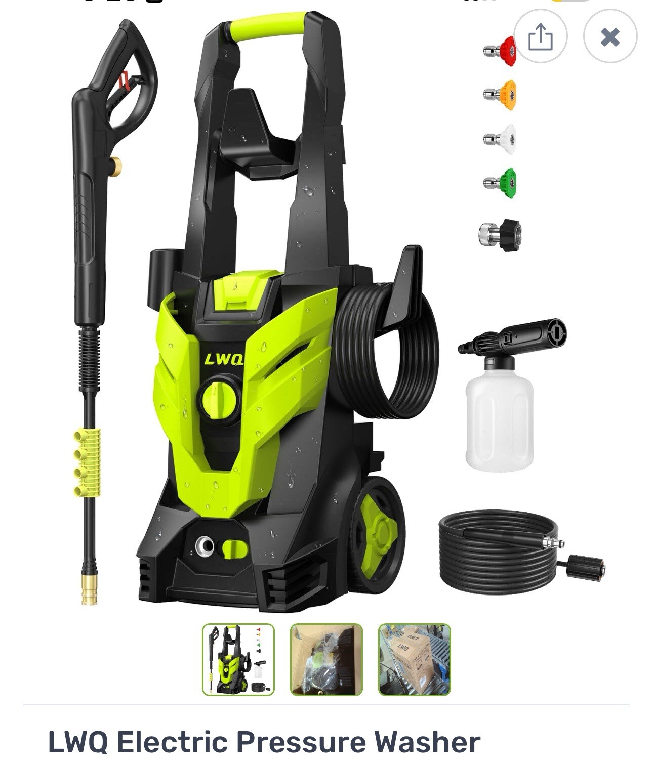 Sun Joe SPX2688-MAX Cold Water Pressure Washer