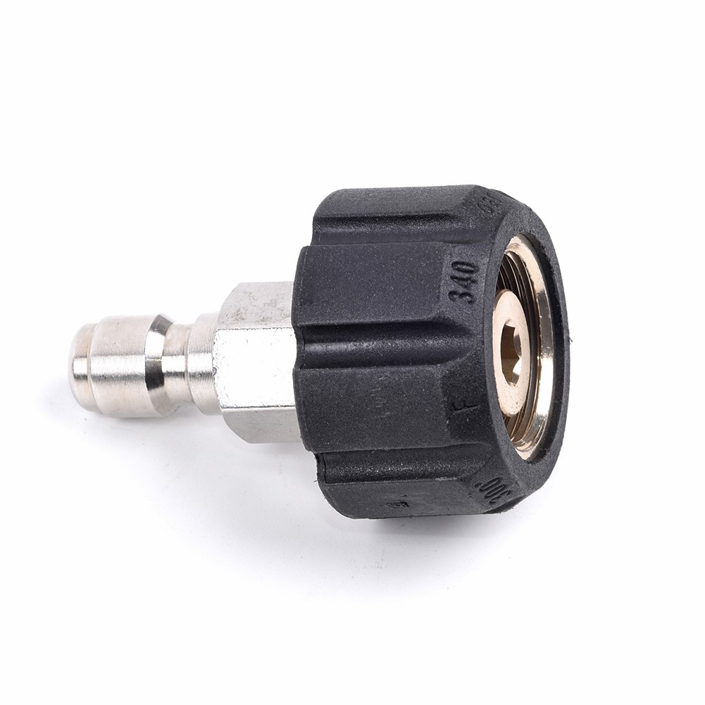 Pressure Washer Quick Connect M22/14 To 1/4 Male Pipe Accessory