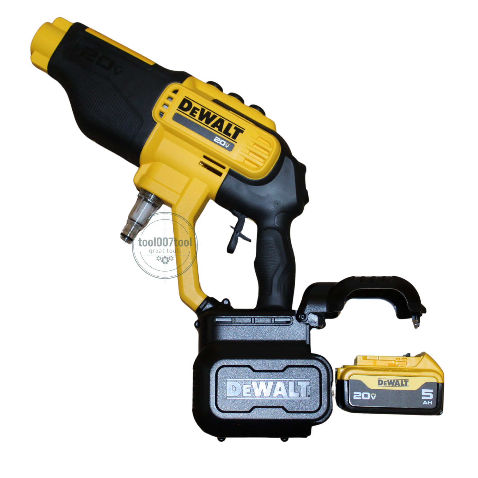DEWALT DCPW550B 20V 550 PSI Power Cleaner Pressure Washer Free 5.0 Battery