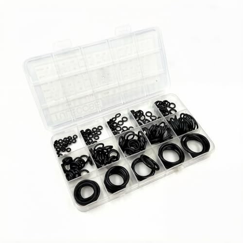 Mini Universal Metric Nitrile Rubber(NBR) O Ring Assortment Kit 15 Size 200 Pcs