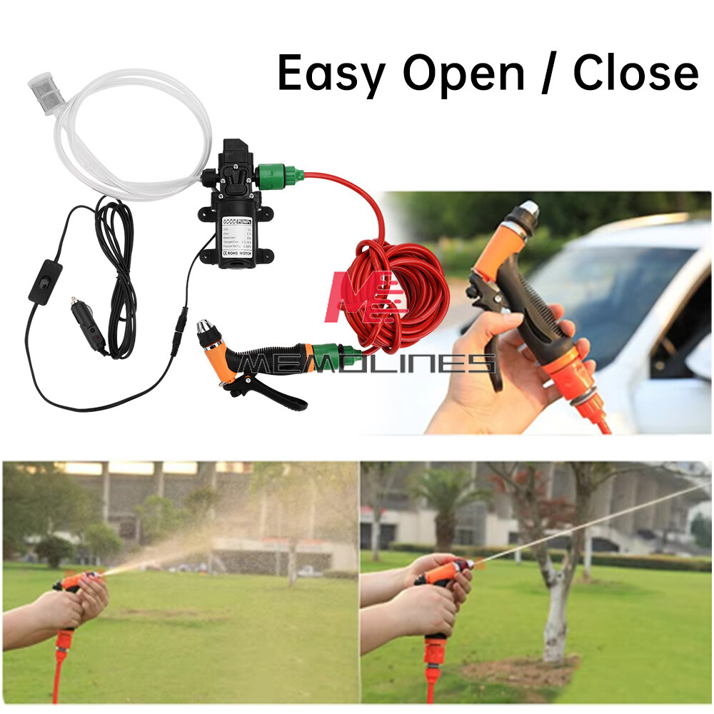 DC12V Portable Car High Pressure Washer Water Wash Cleaner Pump Kit Self-Priming
