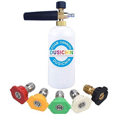 DUSICHIN DUS-007 Snow Foam Lance Foam Cannon Adjustable Jet Wash Quick Release 5