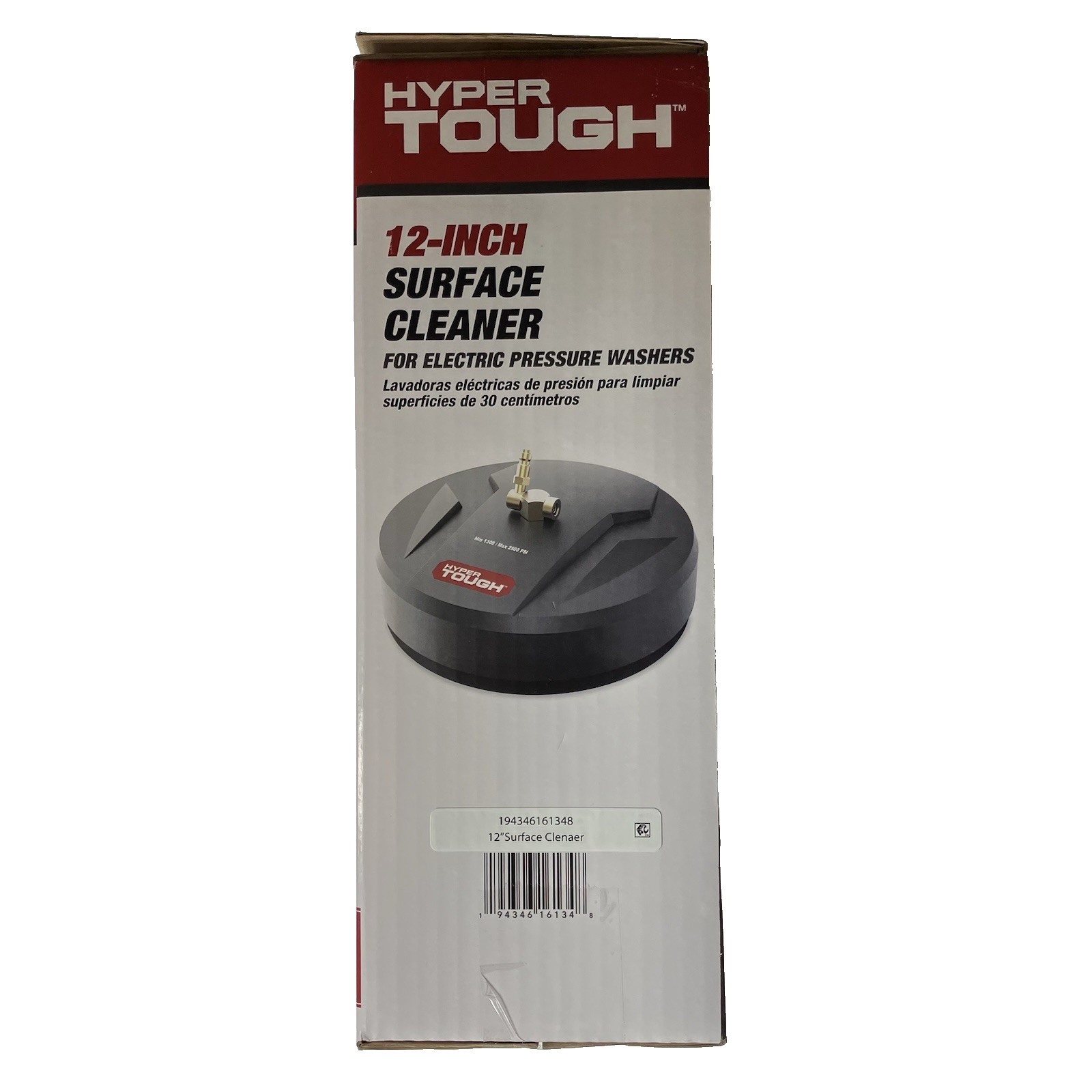 Hyper Tough 12″ Surface Cleaner Pressure Washer Attachment