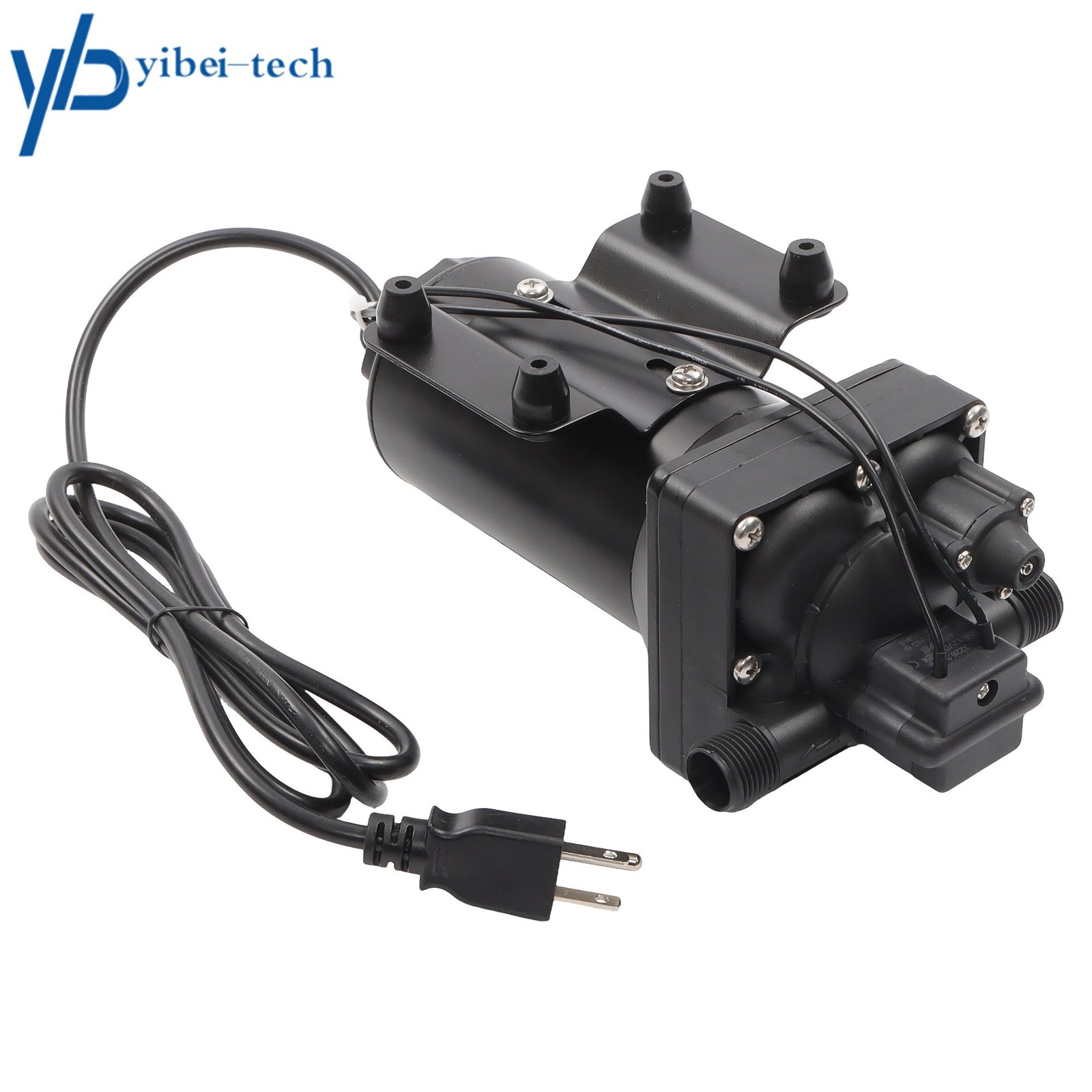 For House 75PSI 5.5GPM Water Pressure Booster Diaphragm Pump 4-chamber 110V AC