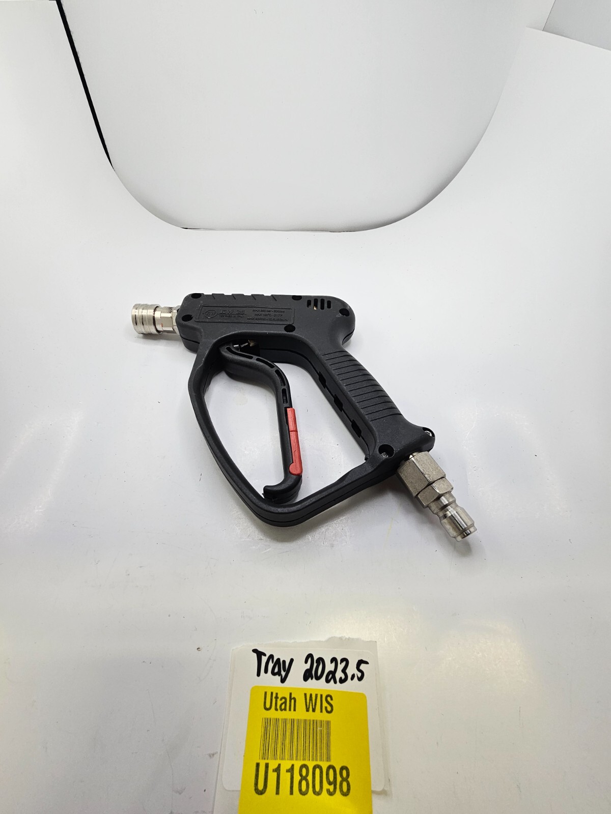 KW35 Pressure Washer Handle Max 350 Bar – Max 5000 PSI 100°C – 210°F