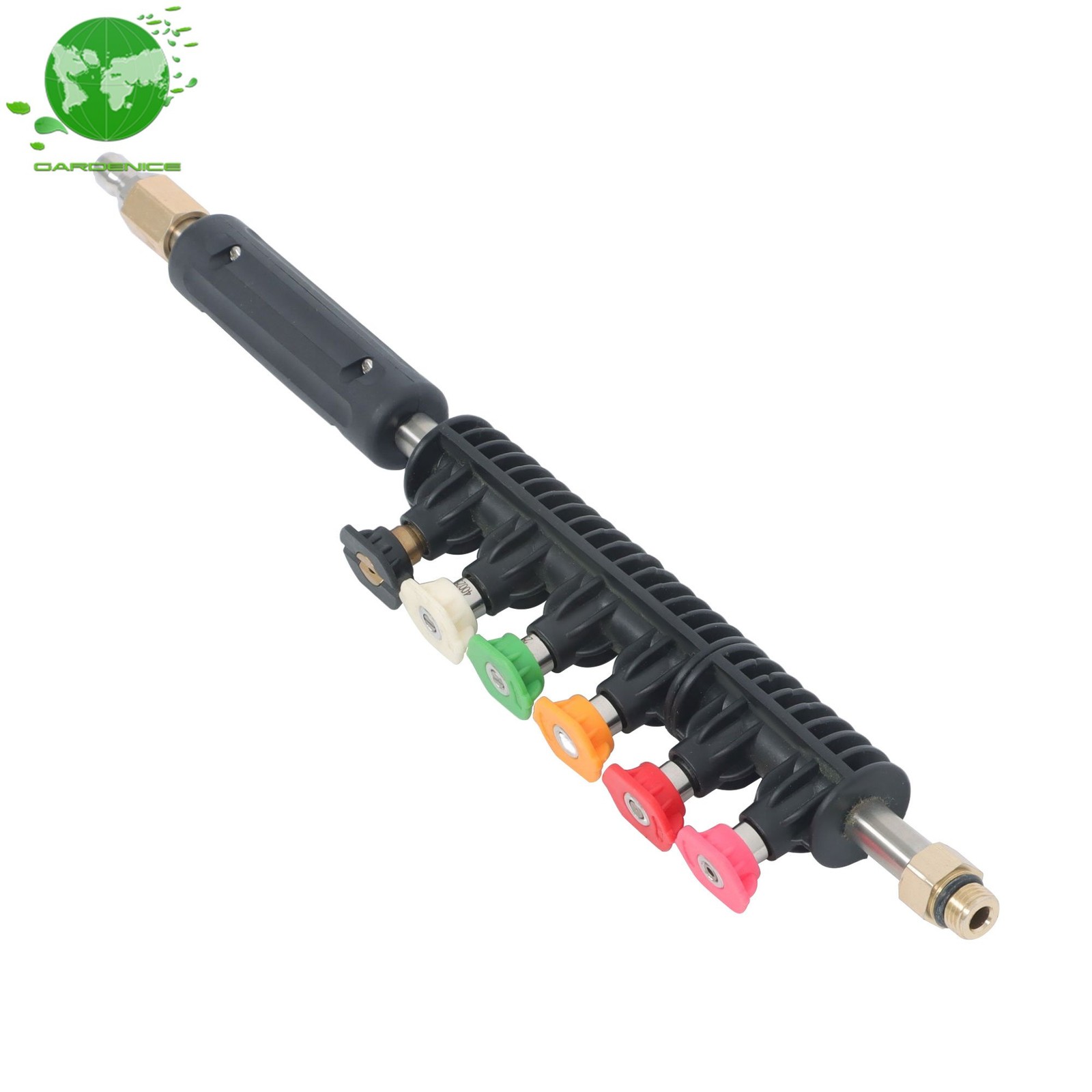 9 Pcs 1/4 In 4000 Psi High Pressure Washer Extension Wand 97 Feet Water Gun