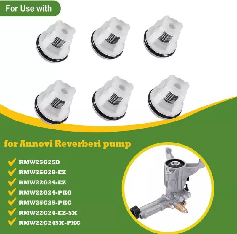 For Annovi Reverberi Check Valve Kit AR2233 Pressure Washer Pump RMV RMW Series