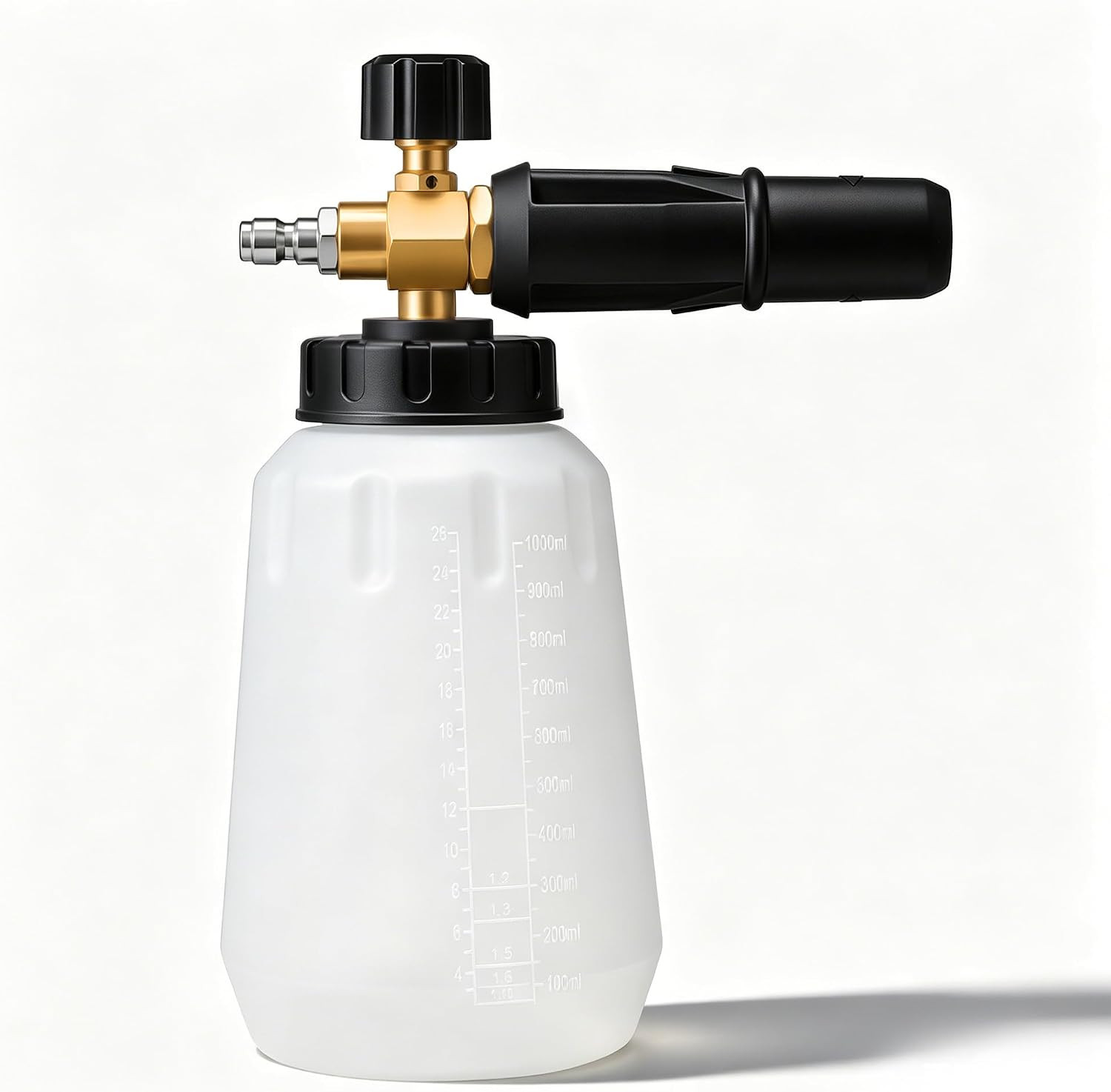 Foam Cannon for Pressure Washer, 1000Ml Wide Mouth Snow Foam Lance, 1/4 Inch Qui