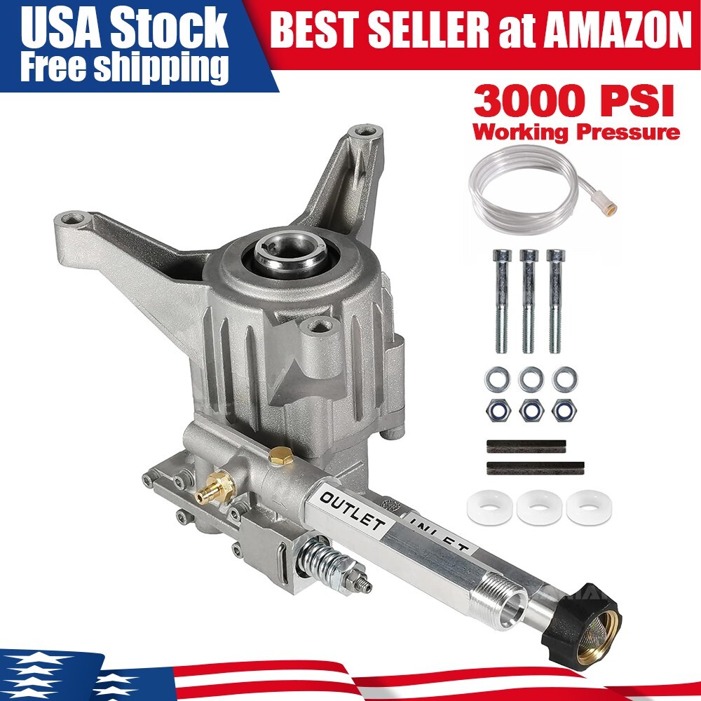 YAMATIC Power Pressure Washer Pump 3000 PSI 7/8″ Shaft Vertical 2.5 GPM