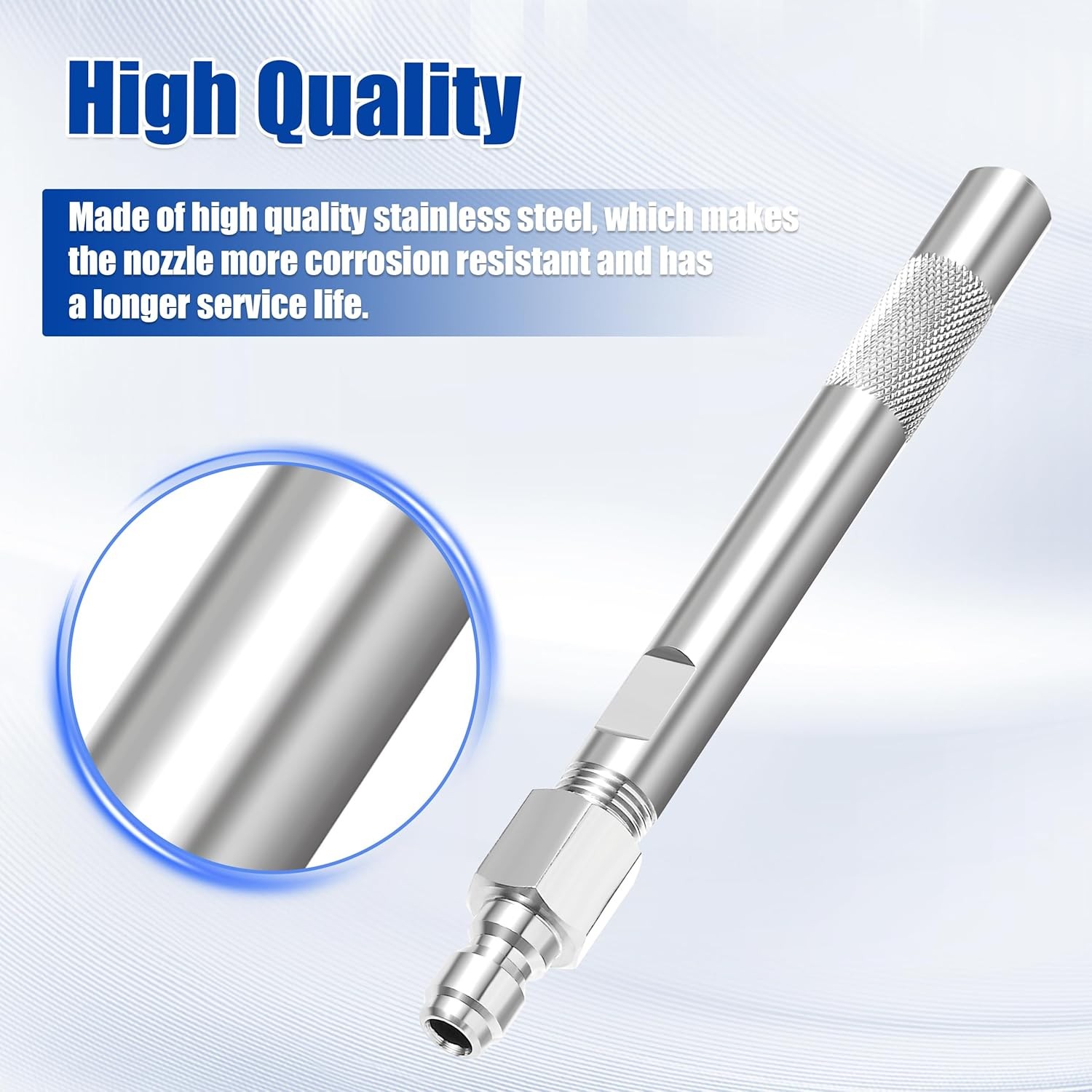JOEJET Pressure Washer Long Range Chemical Nozzle, Shooter Tip for Pressure Wash