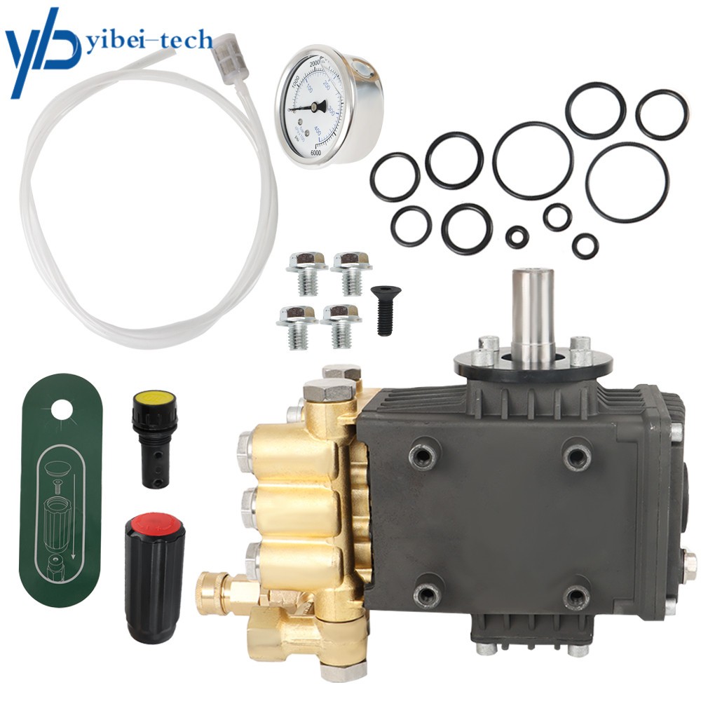 Solid Shaft Belt Drive Pressure Power Washer Pump 24mm 3600 PSI 4.9GPM