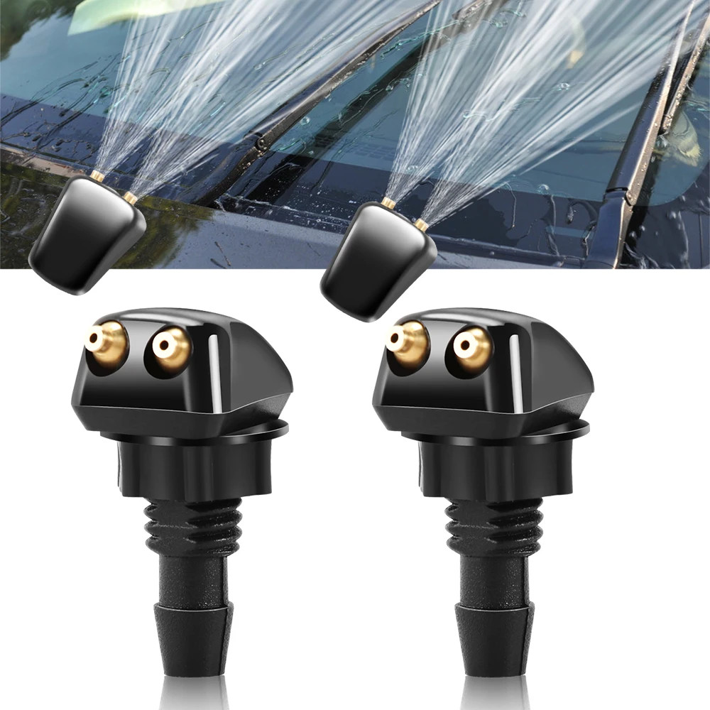 Fix Your Weak Washer Spray! 2 Premium Nozzles – Stronger Coverage, No More Blind