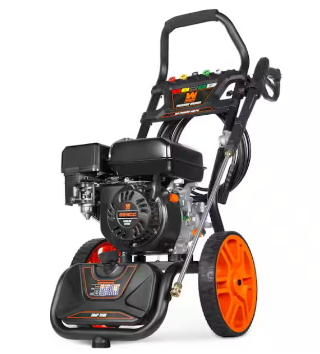 3400 PSI Gas Cold Water Pressure Washer W/ 223cc Engine 2.7 GPM Flow Rate