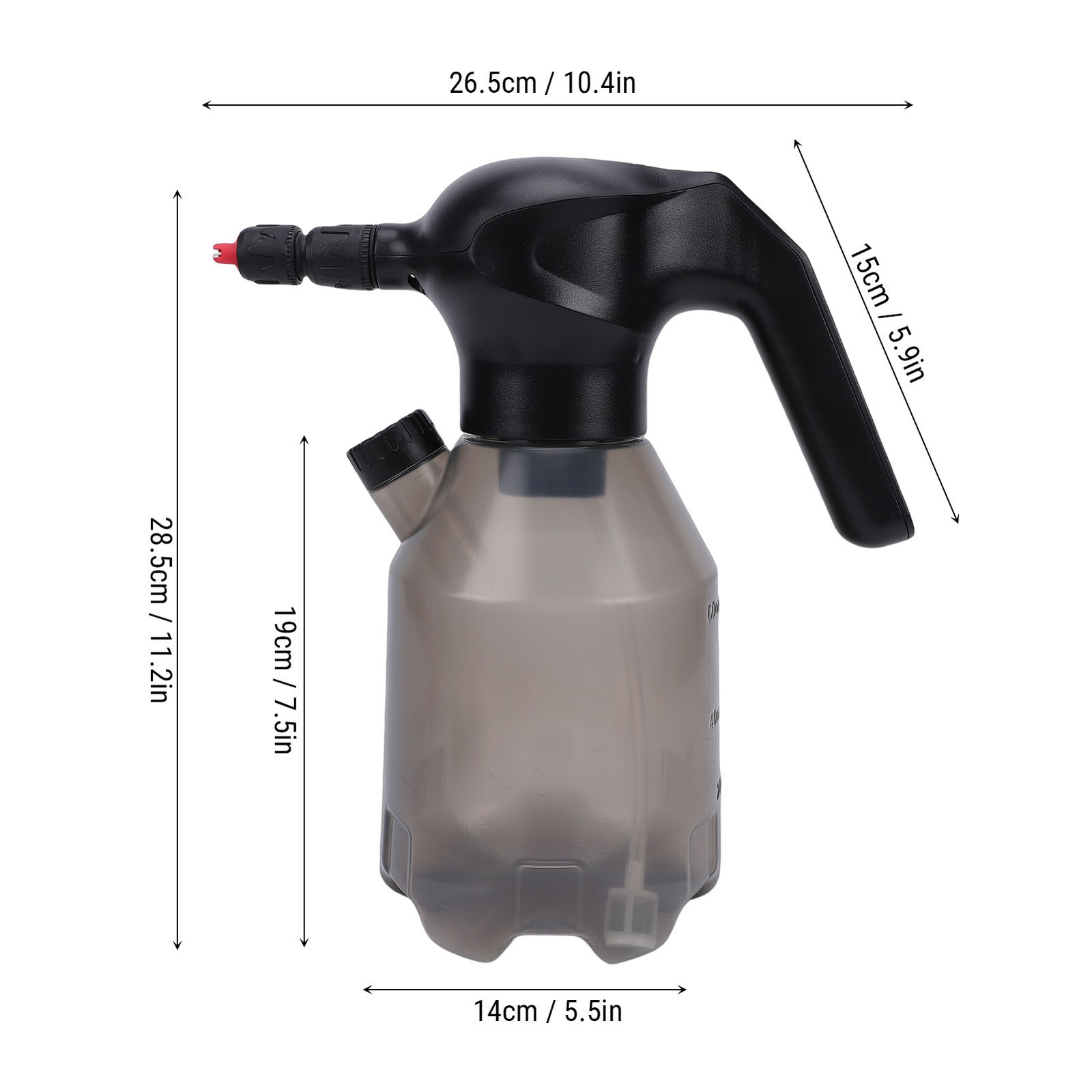 2-Electric Foam Sprayer Large Capacity Cordless Handheld Foam Cannon For Car