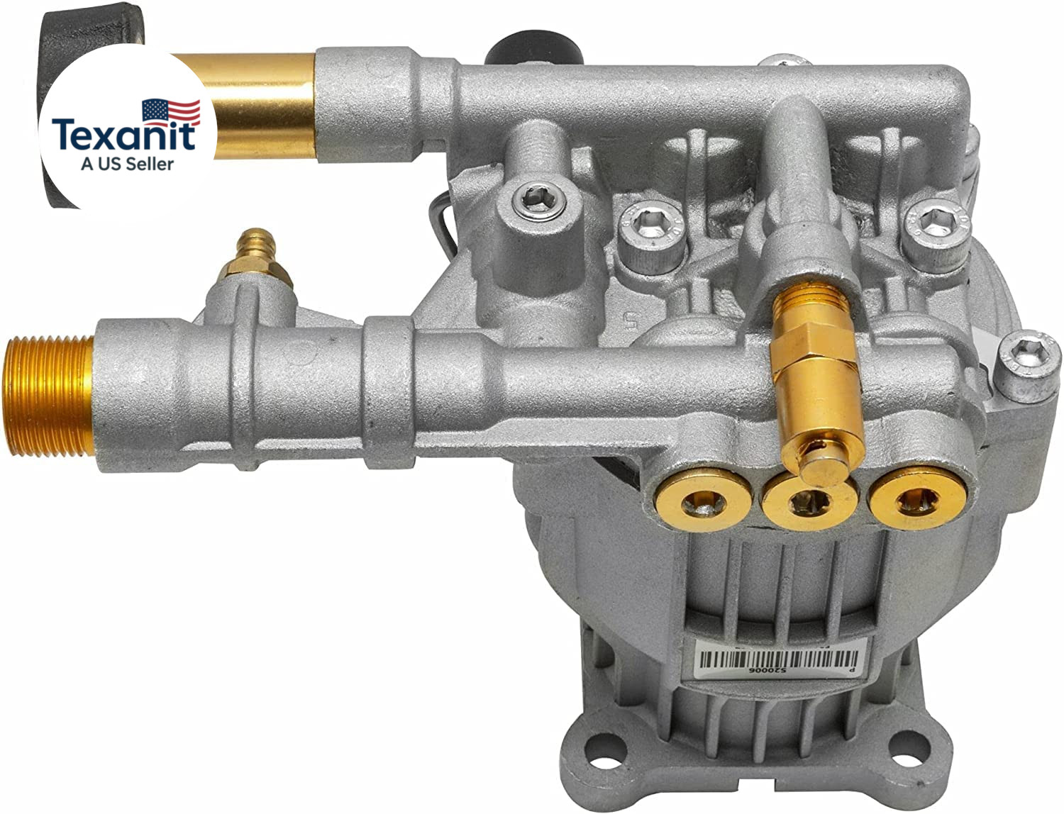 OEM Technologies 3300 PSI 2.4 GPM Replacement Pressure Washer Pump Kit, Horizont