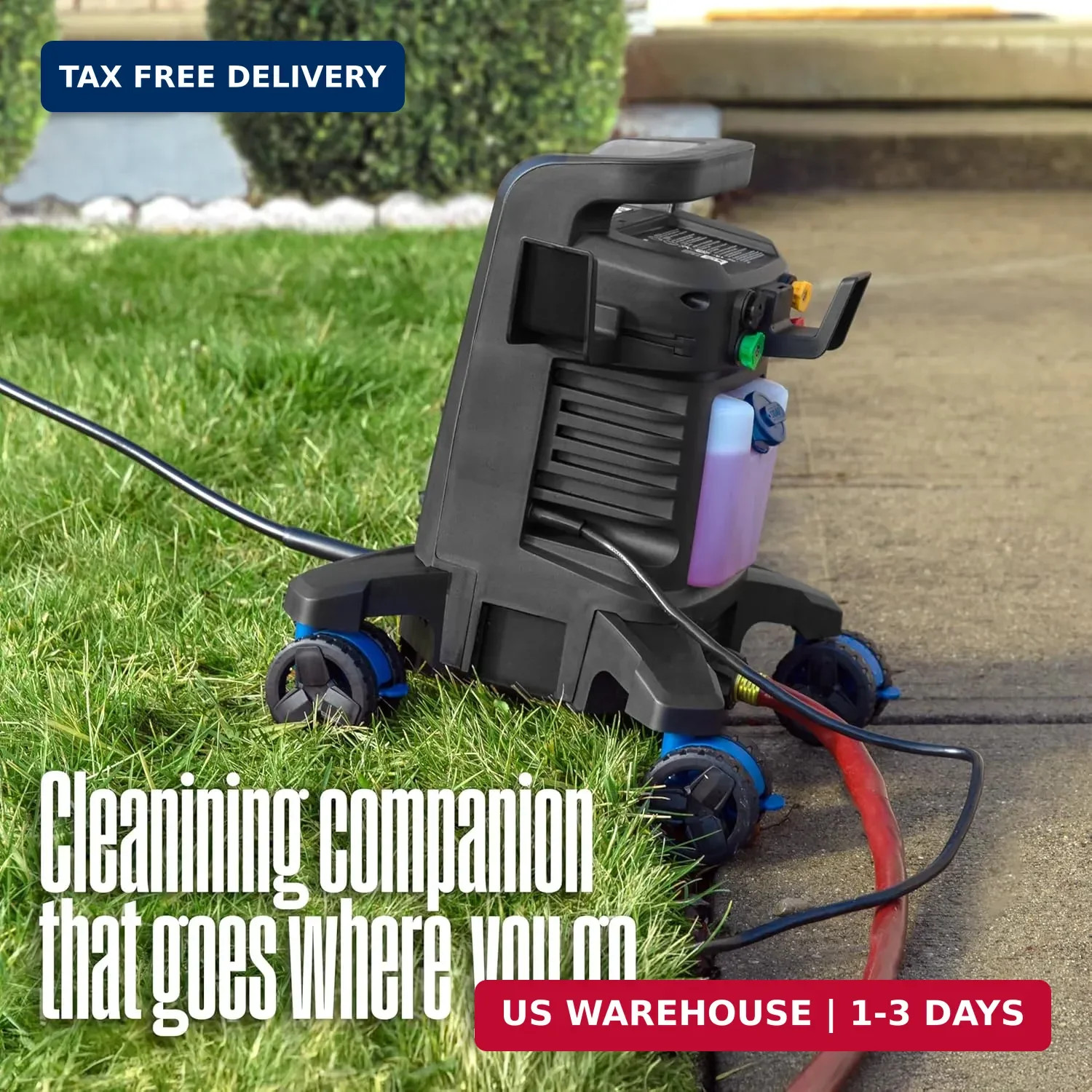 Westinghouse ePX3500 Electric Pressure Washer, 2500 Max PSI 1.76 Max GPM with An