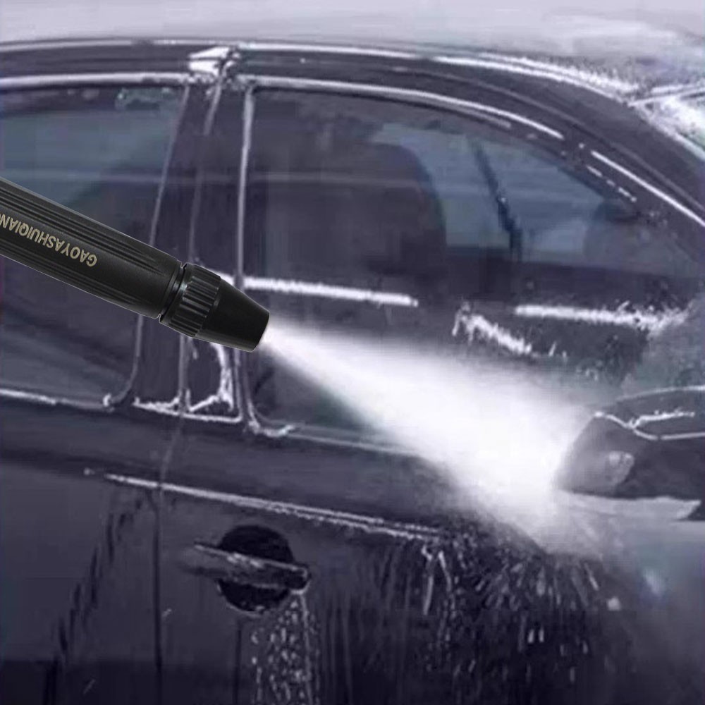 Home High-Pressure Car Wash Water Gun with Booster Nozzle, Home High-Pressure