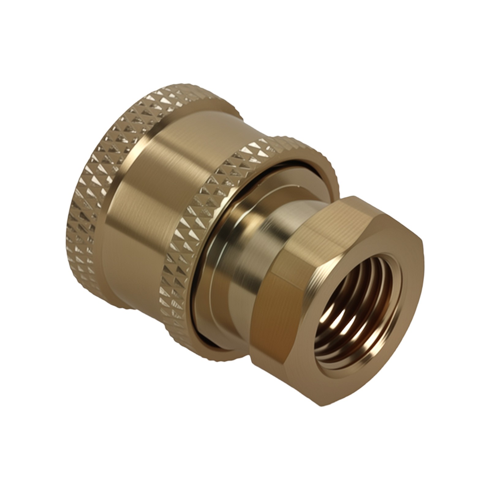 4* Brass Pressure Washer Coupler 1/4″ Quick Connect Socket to 1/4″ Female NPT