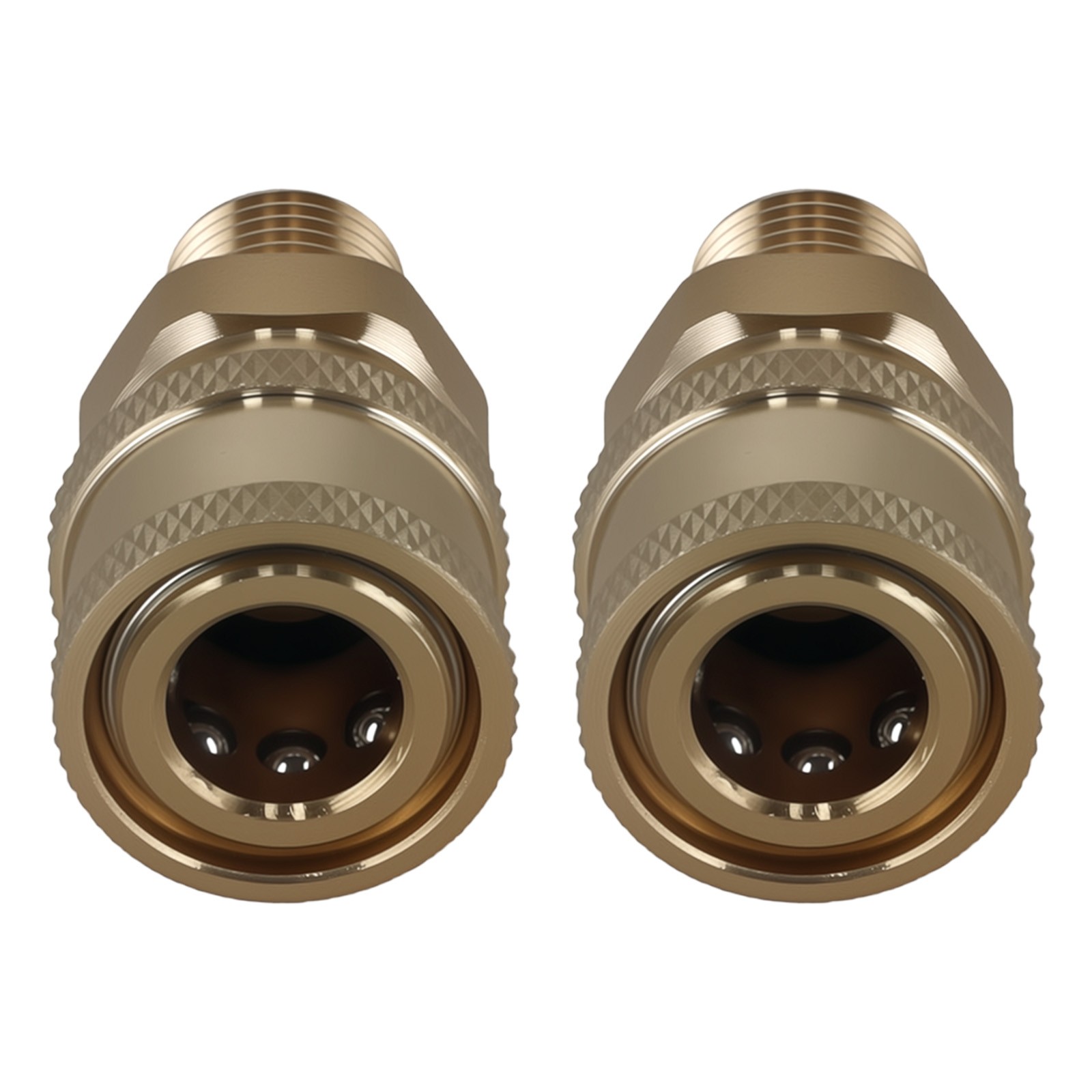 2* 1/4″ Quick Connect Socket to Male NPT Thread Pressure Washer Fitting Coupler