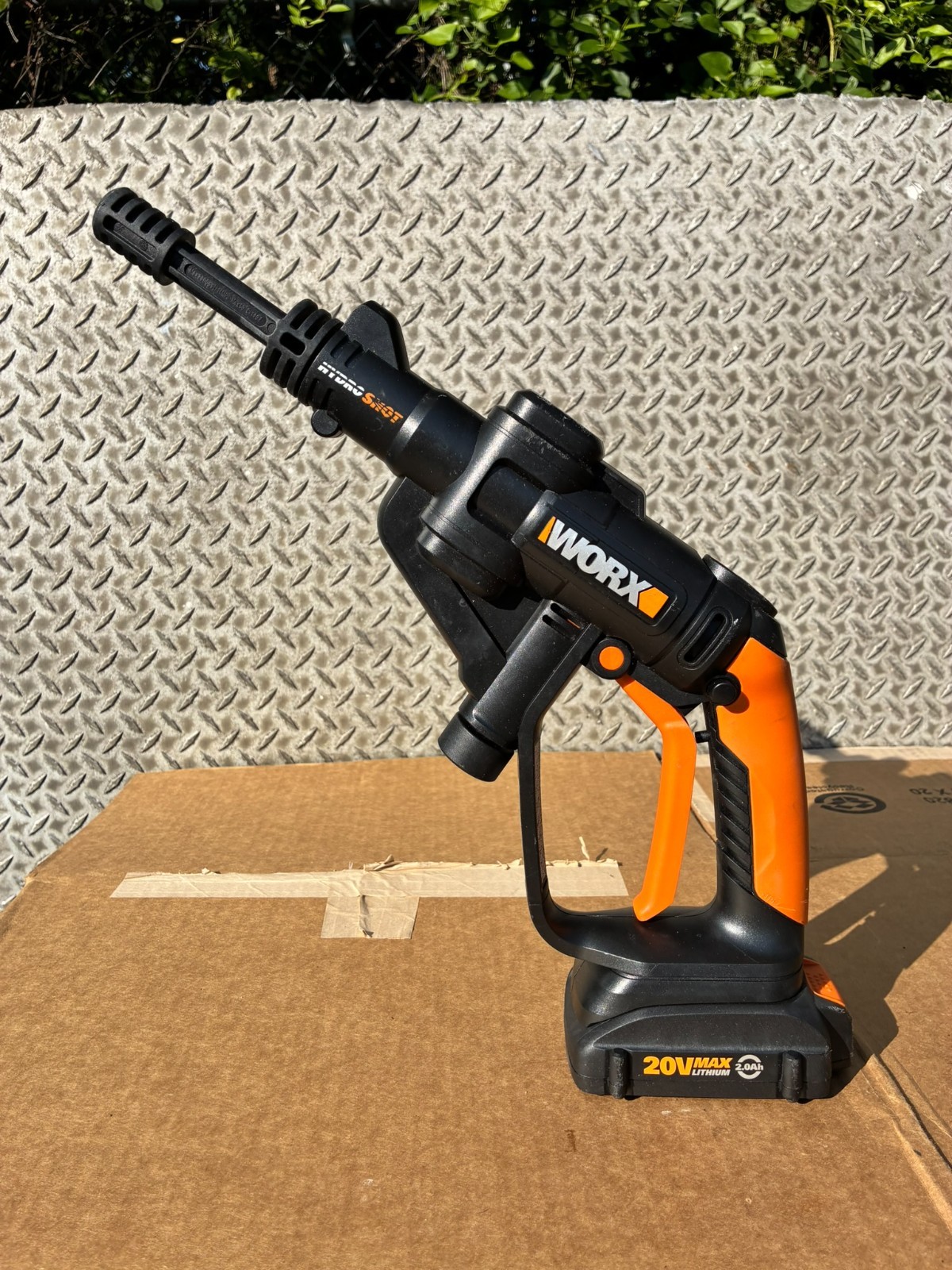 WORX WG629.2 20V Cordless Hydroshot Portable Power Cleaner W/ BATTERY & CHARGER