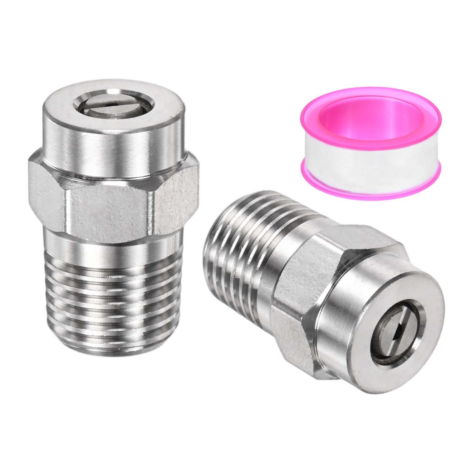 1/4″ NPT 40° Surface Cleaner Tip [2PCS] – Pressure Washer Nozzles [1.449MM Pore]