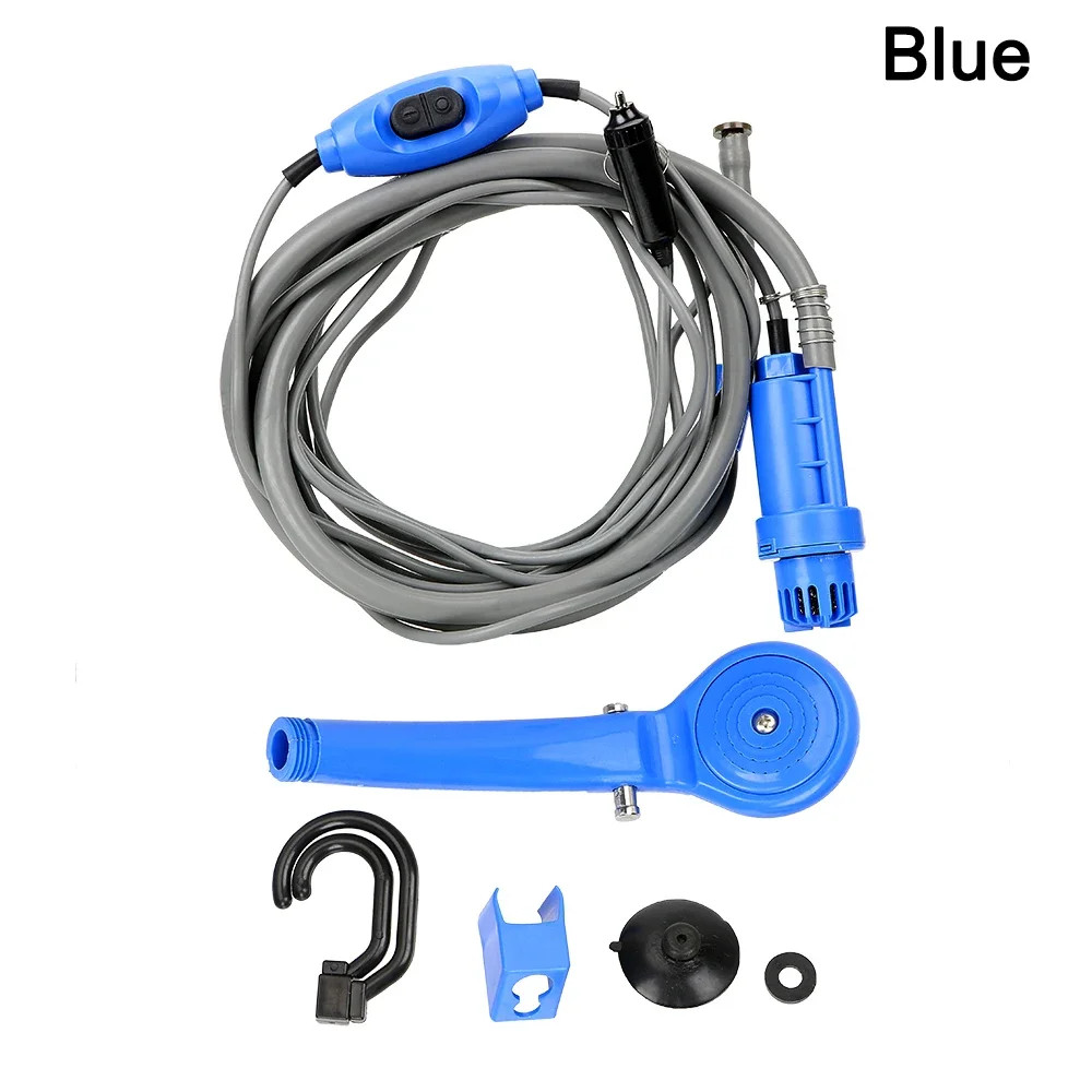 12V Portable Car Wash Pump High Pressure Electric Washer Gun for Outdoor Camping